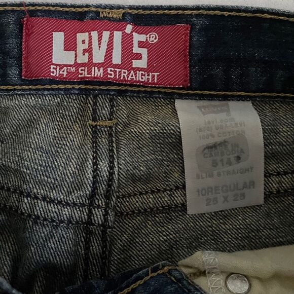 Levi’s | EUC Youth Boys 514 Slim Straight Size 10 25 x 25 - Picture 5 of 5